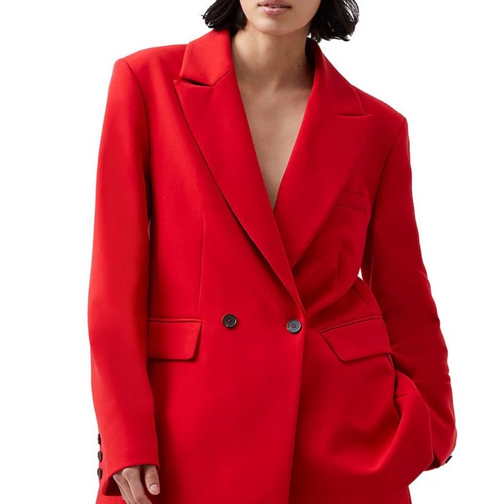 The French Connection Red Blazer size S - Picture 10 of 10